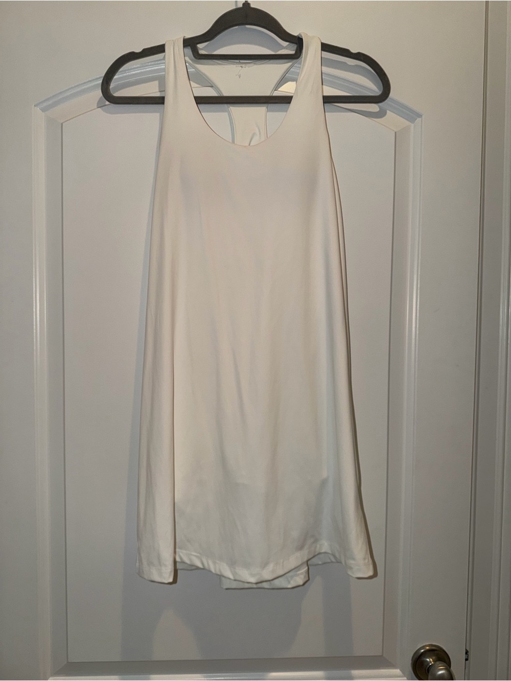 CALIA BY CARRIE UNDERWOOD Simple Ivory Racerback Tank Dress